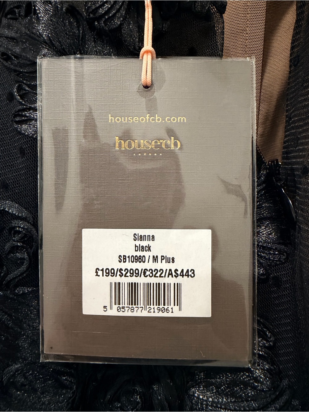 House of CB Black Lace Corset Midi Dress - Picture 15 of 15